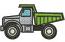 Dump Truck Machine Embroidery Design