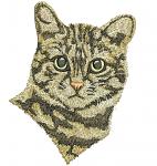 Cat Machine Embroidery Designs cat for the pocket. Design tested  