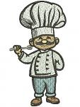 Chef design Machine Embroidery Designs, instantly download. 
