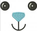Teddy bear muzzle / bear toys face Machine Embroidery Designs, instantly download 