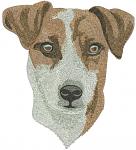 Jack Russell Terrier machine embroidery design, dog breed embroidery pattern, terrier dog embroidery file 