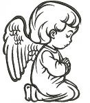 Angel Machine Embroidery Design 
