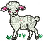 Sheep Machine Embroidery Design 