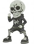 Skeleton Machine Embroidery Design  