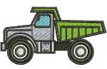 Dump Truck Machine Embroidery Design
