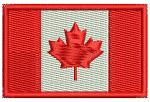 Flag of Canada  Machine Embroidery Design 