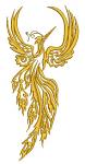 Phoenix Machine Embroidery Design 
