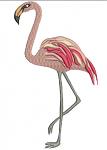 Pink Flamingo Machine Embroidery Design
