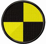 Crash Test Marker Machine Embroidery Design 