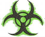 Toxic Machine Embroidery Design, Instant Download  