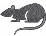 Rat Chinese Zodiac Sign Machine Embroidery Design 