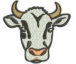 Cow Machine Embroidery Design 