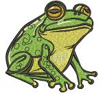 Green Frog Machine Embroidery Design Digital Download 17012026