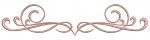Delicate ornamental swirl machine embroidery design  