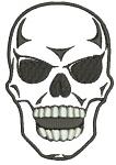 Skull Machine Embroidery Design 