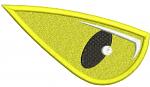 Halloween Eyes for Toys Machine Embroidery Design, Instant Download  