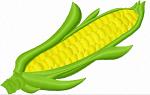 Corn Machine Embroidery Design  