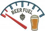 Beer Fuel Gauge Machine Embroidery Design 