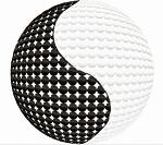 Yin Yang Machine Embroidery Design
