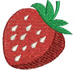 Strawberry machine embroidery designs 