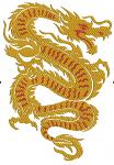 Chinese Dragon Machine Embroidery Design for Apparel, Crafts, and Asian-Inspired Décor 