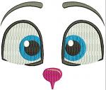 Bunny face, Easter embroidery face, embroidery rabbit machine embroidery designs 