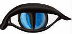 Blue eyes for toys, three sizes – machine embroidery design 