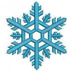 Elegant Snowflake Machine Embroidery Design 