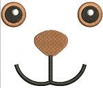 Set of designs: muzzle, inscription, traces – machine embroidery designs 