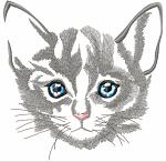 Cat design machine embroidery design 