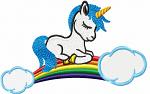 Unicorn  Embroidery Machine Embroidery Design, Instant Download