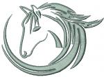 Horse design machine embroidery design 