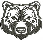 bear  machine embroidery design, instantly download 14052025