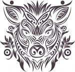 wild boar   SVG. dxf, PNG. EPS. jpg big size 300 dpi files 