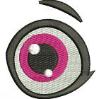 Raspberry Eye with Heart for Soft Toys – Machine Embroidery Design 