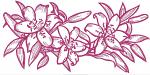 Lily Bouquet Machine Embroidery Design 