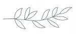 a thin branch  Machine Embroidery Design