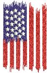 American Flag Embroidery Design/ usa flag embroidery design, instantly download 