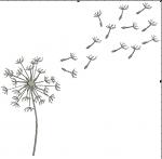 Dandelions Machine Embroidery Design 
