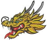 Chinese Dragon Machine Embroidery Design  