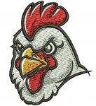 Rooster Machine Embroidery Design  