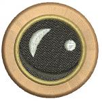 simple round eye for a soft toy pair left and right / eyes for soft toys Machine Embroidery Designs 14052025