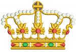  crown Machine Embroidery Design 