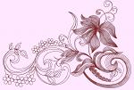 Border Embroidery Pattern festoon    Machine Embroidery design 