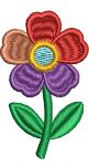 Mini flower machine embroidery design