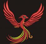 Phoenix bird fire bird machine embroidery design 