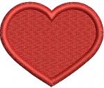 Heart machine embroidery design – instant download 