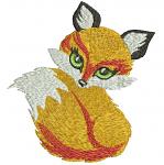 Fox Machine Embroidery Design 