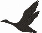 Duck silhouette Machine Embroidery design 