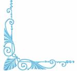 Corner Geometric Pattern Machine embroidery design - instantly download 